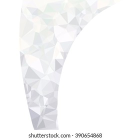 Gray White Polygonal Background, Creative Design Templates