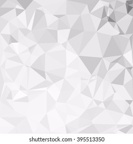 Gray White Polygonal Background, Creative Design Templates