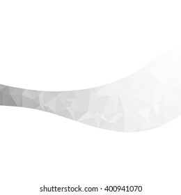Gray White Polygonal Background, Creative Design Templates