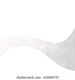 Gray White Polygonal Background, Creative Design Templates