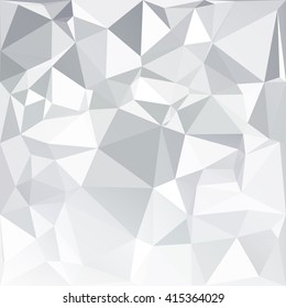 Gray White Polygonal Background, Creative Design Templates