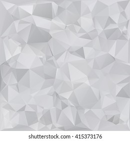 Gray White Polygonal Background, Creative Design Templates
