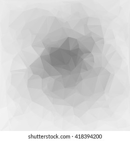 Gray White Polygonal Background, Creative Design Templates
