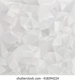 Gray White Polygonal Background, Creative Design Templates