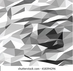 Gray White Polygonal Background, Creative Design Templates