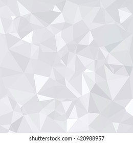 Gray White Polygonal Background, Creative Design Templates