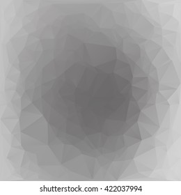 Gray White Polygonal Background, Creative Design Templates