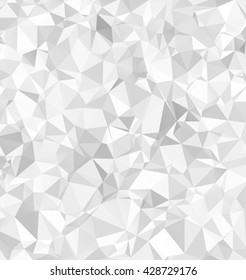 Gray White Polygonal Background, Creative Design Templates