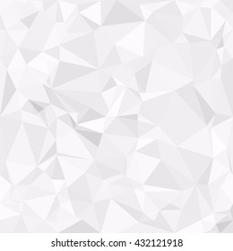 Gray White Polygonal Background, Creative Polygon Design Templates