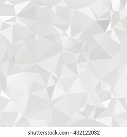 Gray White Polygonal Background, Creative Polygon Design Templates