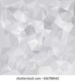 Gray White Polygonal Background, Creative Design Templates