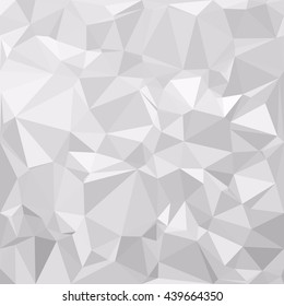 Gray White Polygonal Background, Creative Design Templates