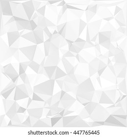 Gray White Polygonal Background, Creative Design Templates