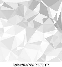 Gray White Polygonal Background, Creative Design Templates