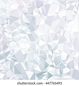 Gray White Polygonal Background, Creative Design Templates