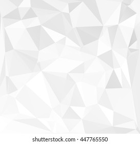 Gray White Polygonal Background, Creative Design Templates