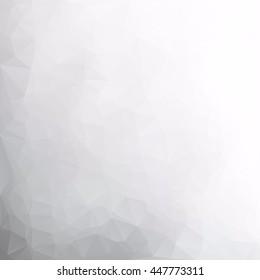 Gray White Polygonal Background, Creative Design Templates