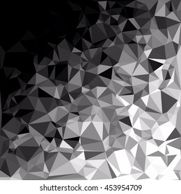 Gray White Polygonal Background, Creative Design Templates
