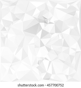 Gray White Polygonal Background, Creative Design Templates