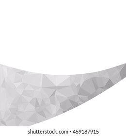 Gray White Polygonal Background, Creative Design Templates