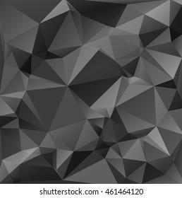 Gray White Polygonal Background, Creative Design Templates