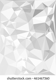 Gray White Polygonal Background, Creative Design Templates