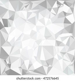 Gray White Polygonal Background, Creative Design Templates