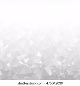 Gray White Polygonal Background, Creative Design Templates