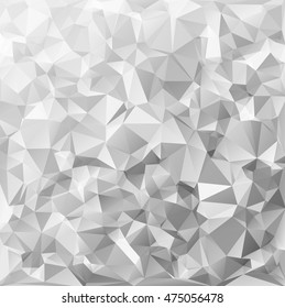 Gray White Polygonal Background, Creative Design Templates