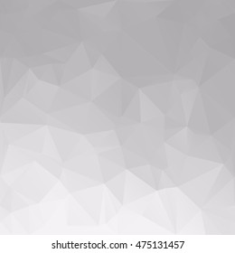 Gray White Polygonal Background, Creative Design Templates