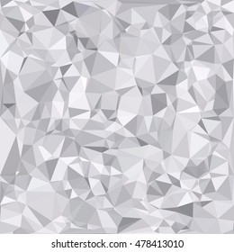 Gray White Polygonal Background, Creative Design Templates