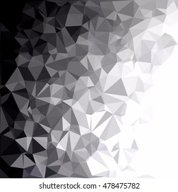 Gray White Polygonal Background, Creative Design Templates