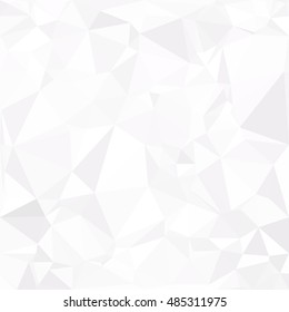 Gray White Polygonal Background, Creative Design Templates