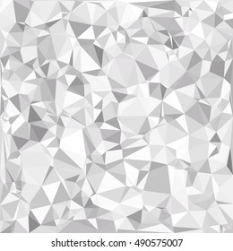 Gray White Polygonal Background, Creative Design Templates
