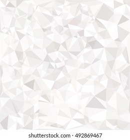 Gray White Polygonal Background, Creative Design Templates