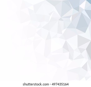 Gray White Polygonal Background, Creative Design Templates