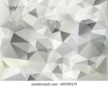 Gray White Polygonal Background, Creative Design Templates