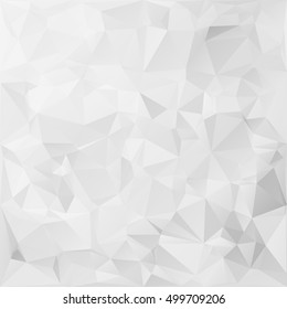 Gray White Polygonal Background, Creative Design Templates