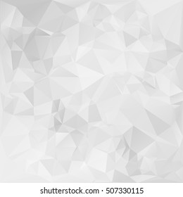 Gray White Polygonal Background, Creative Design Templates
