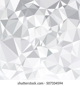 Gray White Polygonal Background, Creative Design Templates
