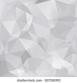 Gray White Polygonal Background, Creative Design Templates