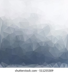 Gray White Polygonal Background, Creative Design Templates