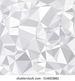 Gray White Polygonal Background, Creative Design Templates