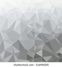 Gray White Polygonal Background, Creative Design Templates