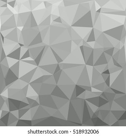 Gray White Polygonal Background, Creative Design Templates