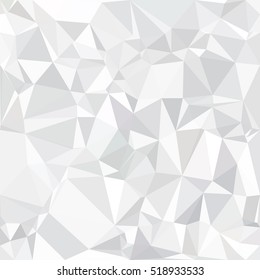 Gray White Polygonal Background, Creative Design Templates