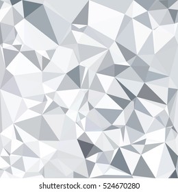 Gray White Polygonal Background, Creative Design Templates
