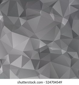 Gray White Polygonal Background, Creative Design Templates