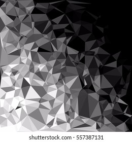 Gray White Polygonal Background, Creative Design Templates