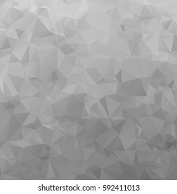 Gray White Polygonal Background, Creative Design Templates